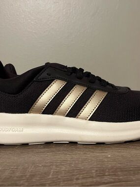 adidas Women's Black and Gold Athletic Sneakers